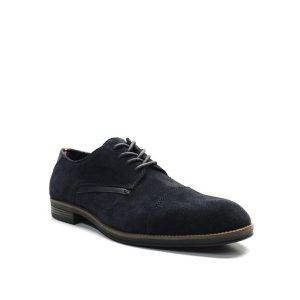 Sabata cordada per home amb ante en color blau, del model Tommy de la marca Tommy Hilfiger.