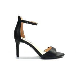 sandalias de raso cerrada por detrás y atada con pulsera tobillo, de la marca francesco milano.