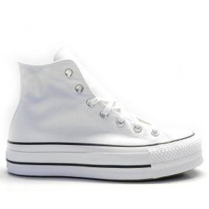 CONVERSE CHUCK TAYLOR ALLSTAR BOTA PLATAFORMA LONA BLANCO
