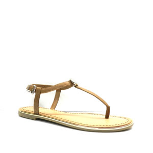 sandalia plana de color cuir sandalia plana de color cuir