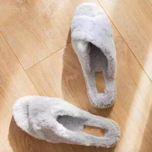 Zapatillas casa Gaimo Salma Pelo Gris