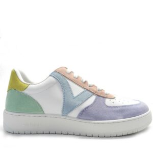 Sneakers Date de Cuero de color Neutro Mujer Zapatos de Zapatillas de Zapatillas de corte bajo 