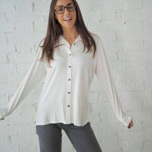 Camisa Laia Laffaure 20018 Blanco - Escala Sabates