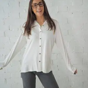Camisa Laia Laffaure 20018 Blanco - Escala Sabates