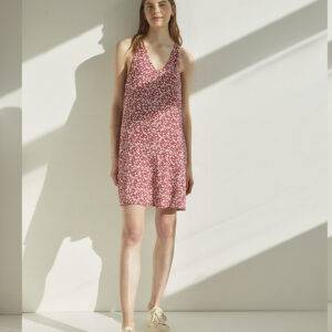Vestido Yerse 38879 Flores Rosas
