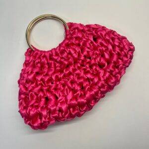 Bolso abanico Fucsia