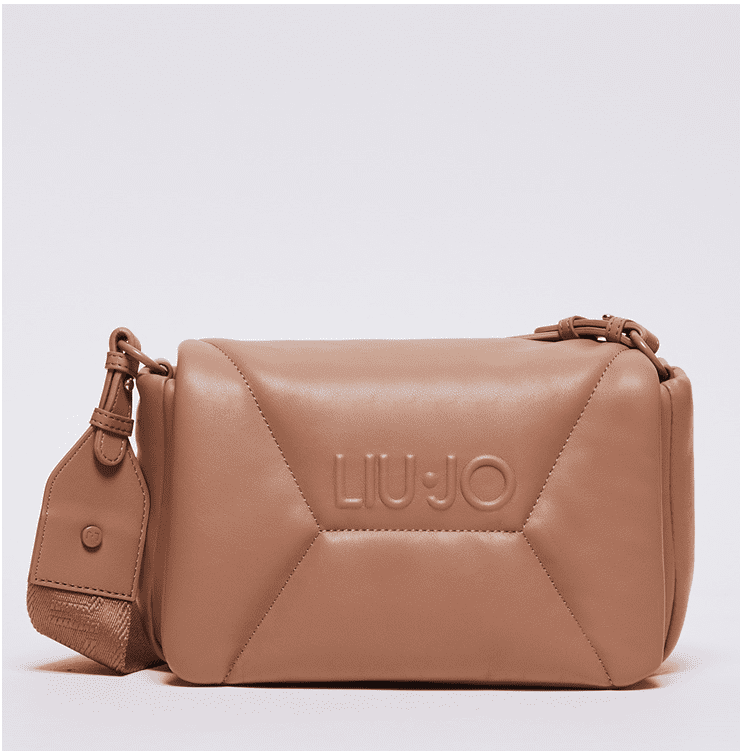 Bolso pequeño de Piel detalle Cadena Color Camel — Oliva bags & shoes