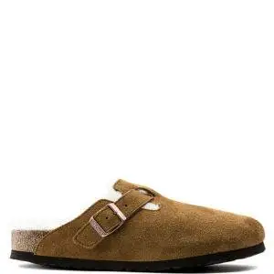 Zueco Birkenstock Boston Lana Borrego Cuero