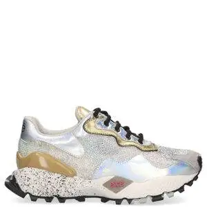 Zapatillas Exe 134-8 Grey Silver Gold Lea