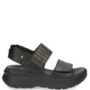 Sandalia Panamá Jack Noah Negro Napa