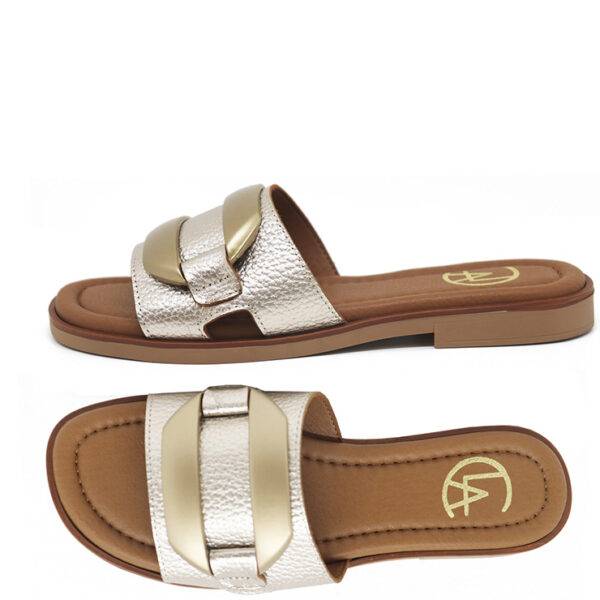 Sandalia Escala Kunie Oro