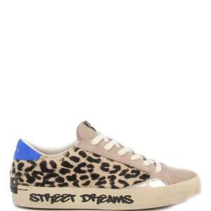 Zapatillas Crime London Distressed Black Cheetah