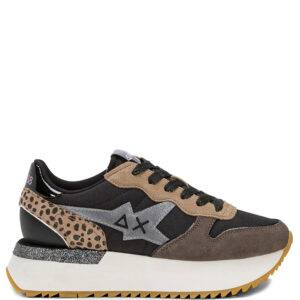 Zapatillas AX Sun68 Big Stargirl Z44219 Mix Material Black
