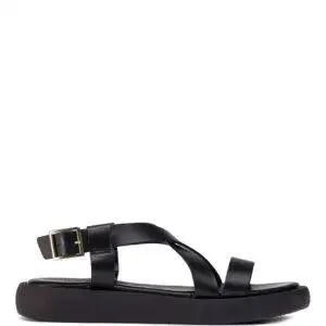 Sandalias Wonders Austra Negro - Escala Sabates
