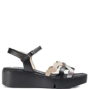 Sandalia Wonders Andy Negro - Escala Sabates