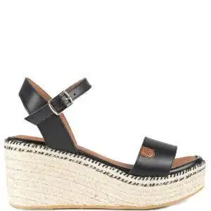 Sandalia Popa Arambol Piel Negro - Escala Sabates