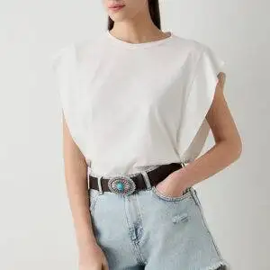 Camiseta BSB 053-210105 Blanco - Escala Sabates