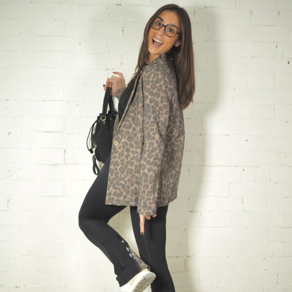 Chaqueta HBT Print Leo Jagger - Escala Sabates