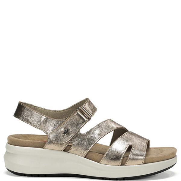 Sandalia Fluchos Yagon Dorado - Escala Sabates