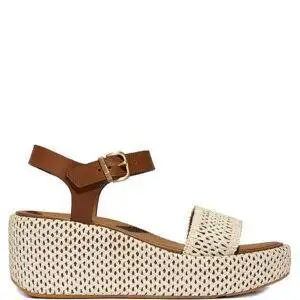 Fitflop PlatFForms Woven Deep Tan/Ivory - Escala Sabates