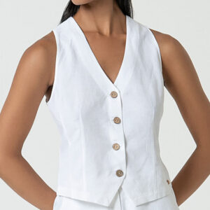 Chaleco Surkana 525TINE323 Blanco - Escala Sabates