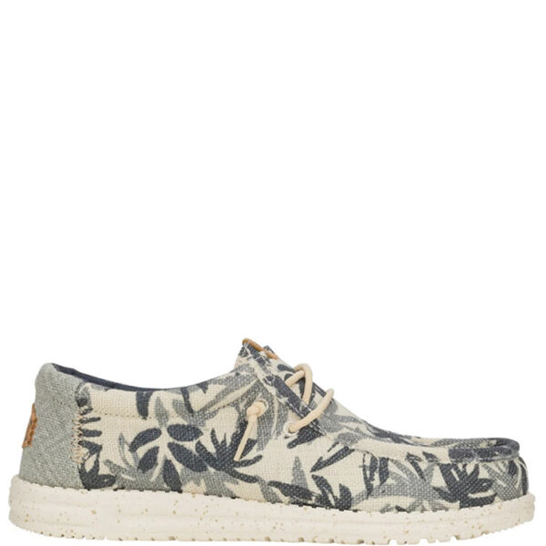 Hey Dude Wally Palm Jute Egret/Cloud blue - Escala Sabates