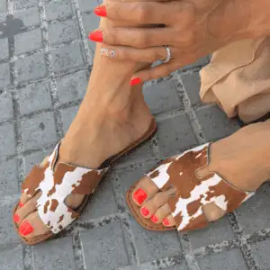 Sandalia Escala 1021 Animal Print - Escala Sabates