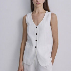 Chaleco Yerse 42721 Blanco - Escala Sabates