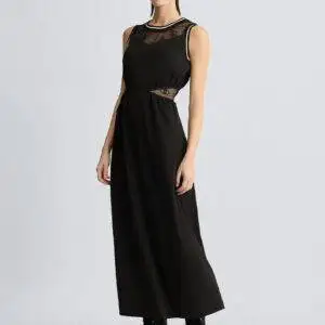 Vestido LiuJo TA5202 Negro - Escala Sabates