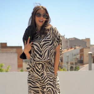 Camisa BSB 053-216031 Animal print - Escala Sabates