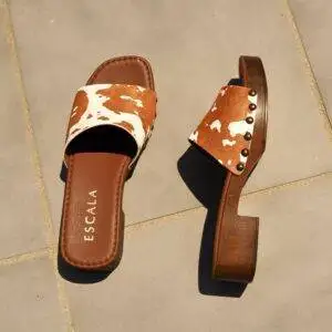 Sandalia Escala Julia Animal Print - Escala Sabates