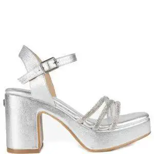 Sandalia Popa Kuka Glow Plata - Escala Sabates