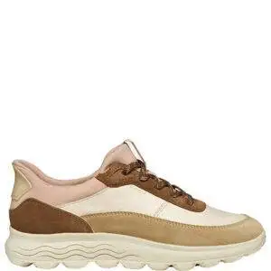 Zapatillas Geox Spherica Plus Beig/Marrón - Escala Sabates