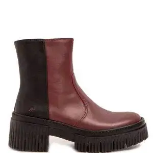 Bota Art Company 1374 Nappa Burdeos-Black - Escala Sabates