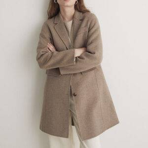 Abrigo Yerse 43602 Marrón Claro - Escala Sabates