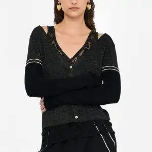 Chaqueta LiuJo TF5027 Negro - Escala Sabates