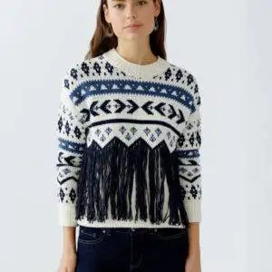 Jersey Oui 94258 Blanco/Azul - Escala Sabates