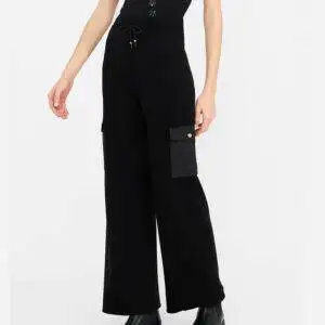 Pantalón LiuJo TF5041 Negro - Escala Sabates