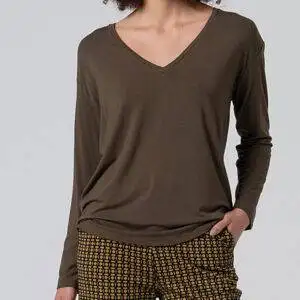 Camiseta Surkana 555LISI016 Kaki - Escala Sabates