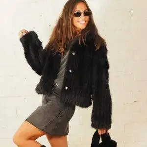 Chaqueta Rino&Pelle Faith Negro