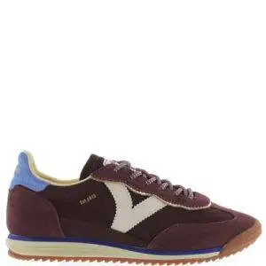 Zapatillas Victoria Saturno Nylon&Serraje Granate -Escala Sabates