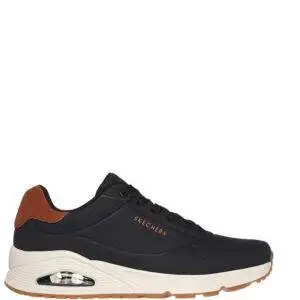 Zapatilla Skechers Uno - Suited On Air Negro - Escala Sabates