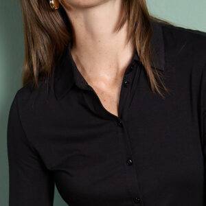 Camisa Surkana 555LISI111 Negro - Escala Sabates