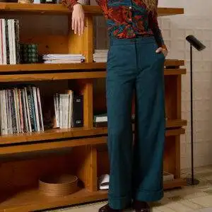 Pantalón Surkana 555LISU526 Verde Botella - Escala Sabates